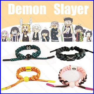 Gp1 DEMON SLAYER สร้อยข้อมือ อะนิเมะทอ Tanjirou Nezuko Zenitsu Inosuke Giyuu เครื่องประดับสะท้อนแสง PG1