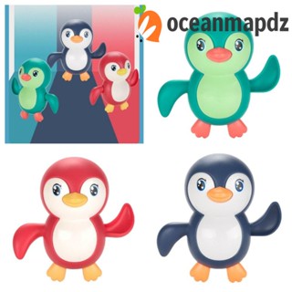 Oceanmapdz ของเล่นไขลาน เพนกวิน ของเล่นอาบน้ํา น้ํา ของเล่นลอยน้ําน่ารัก ของเล่นอาบน้ําเด็ก ABS ว่ายน้ํา