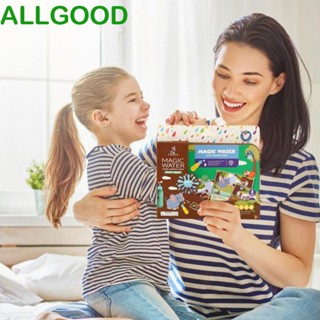 Allgoods ชุดหนังสือวาดภาพกราฟฟิตี้ ระบายสี ลบได้ ของเล่นสําหรับเด็ก