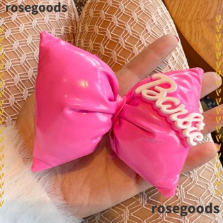 Rosegoods1 กิ๊บติดผม รูปโบว์ ขนาดใหญ่ สีชมพู หรูหรา เครื่องประดับ สําหรับผู้หญิง