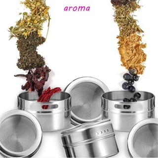 Aroma กล่องเก็บเครื่องปรุง แบบแม่เหล็ก พร้อมฝาปิดใส