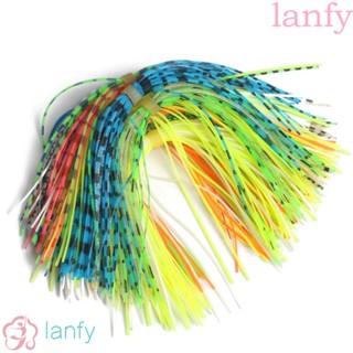 Lanfy เหยื่อตกปลาซิลิโคน ซิลิกาเจลนิ่ม 10 ชิ้น สุ่มสี แบบเปลี่ยน สําหรับตกปลา