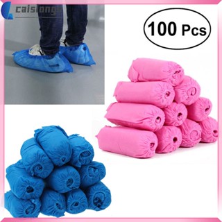ผ้าคลุมรองเท้าบูท กันน้ํา สําหรับผ่าตัดกลางแจ้ง 100 ชิ้น