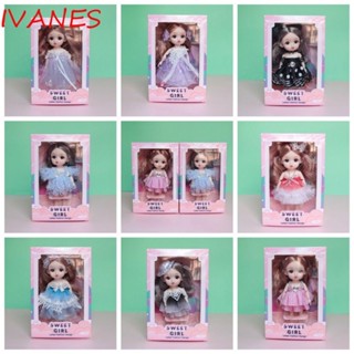 Ivanes BJD ตาตุ๊กตา 3D ขนาด 17 ซม. DIY สําหรับเด็กอนุบาล