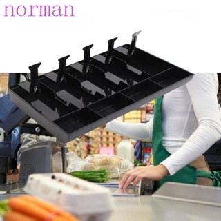 Norman ถาดพลาสติก ทรงสี่เหลี่ยมผืนผ้า 5 ช่อง สําหรับใส่เงินสด แคชเชียร์ 5 ช่อง