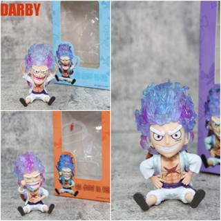 Darby ฟิกเกอร์ PVC รูปปั้นอนิเมะ Luffy Gear 5th Luffy 5th Gear Laugh Nica ของเล่นสําหรับเด็ก