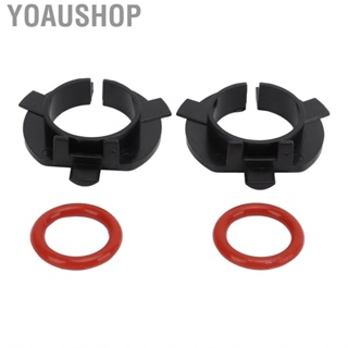 Yoaushop 2 Sets  Headlight Base Buckles Holders H7 Car Bulb Adapter