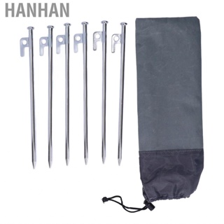 Hanhan 01 02 015 Outdoor Camping Tent Pegs High Hardness  Dropping Design Easy To