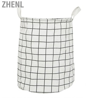 Zhenl Folding Laundry Storage   Cotton Linen Dirty Clothes for Apartments