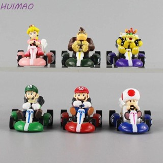 Huimao ฟิกเกอร์ Super Mario Donkey Kong Princess Mushroom 6 ชิ้น/ชุด