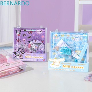 Bernardo ชุดสติกเกอร์ ลาย Guka Melody Kuromi Gu Card น่ารัก แฮนด์เมด สําหรับตกแต่งสมุดโน้ต