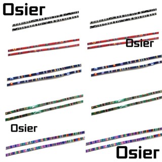 Osier1 สายคล้องคอ ปรับได้ แบบพกพา สีฟ้า สีดํา สีม่วง สําหรับแว่นตา 10 ชิ้น