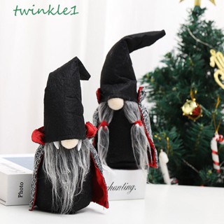 Twinkle1 ตุ๊กตามนุษย์แคระ น่ารัก ฮาโลวีน ยัดไส้ ของเล่น ตุ๊กตา ของใช้ในครัวเรือน เครื่องประดับตกแต่งบ้าน ขาสั้น ตุ๊กตาไร้หน้า