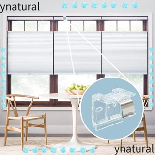 Ynatural แบร็คเก็ตยึดผ้าม่าน อุปกรณ์เสริม 2 ชิ้น