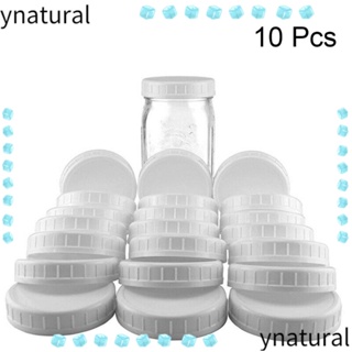 Ynatural ฝาครอบสกรู พลาสติก แบบเปลี่ยน สําหรับขวดโหล 10 ชิ้น