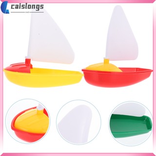 Caislongs ของเล่นเรือใบ พลาสติก ลอยน้ํา สําหรับเด็กวัยหัดเดิน 1-3 1 ชุด 3 ชิ้น