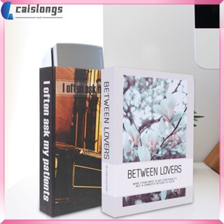 Caislongs ชุดหนังสือจําลอง สไตล์โมเดิร์น สําหรับตกแต่งบ้าน ออฟฟิศ ร้านค้า 2 ชิ้น (สุ่มแบบ)