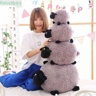 Fishstick1 ตุ๊กตาแกะ ผ้าคลุมไหล่ แบบนิ่ม ของขวัญวันวาเลนไทน์ 20-50 ซม. สําหรับเด็ก