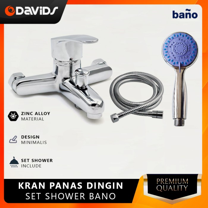 ก๊อกน้ําฝักบัวอาบน้ําร้อนและเย็นอ่างอาบน้ําเครื่องทําน้ําอุ่น Sower Hiter Bano - BBSM113