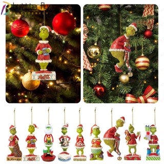 Buttterfly จี้ฟิกเกอร์อะคริลิค ลาย Merry Christmas Grinch 3 ชิ้น สําหรับแขวนตกแต่งต้นคริสต์มาส 2023