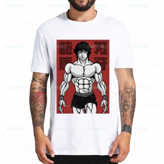 2023 NEW Baki the Grappler Anime Mens t Shirt Yujiro Hanma Short Sleeve Casual Boy Tshirt Clothes for Teens Classic Punk