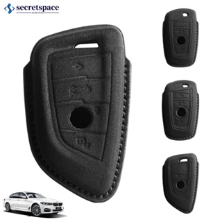 Secretspace เคสกุญแจรถยนต์หนังนิ่ม อุปกรณ์เสริม สําหรับ BMW X1 X3 X5 X6 X7 F20 F15 F16 F48 G20 G30 G01 G02 G05 G11 G32 1 3 7 Series O6V8