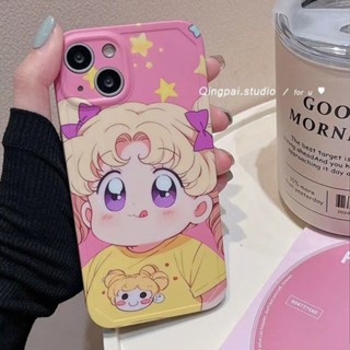 เคสมือถือ แบบนิ่ม ลายผู้หญิงน่ารัก สําหรับ iPhone 14 Pro Mqx iPhone 13 New Style 11 QYJS 12 11 Pro Max 14 Pro 12 Pro 14 13 Pro