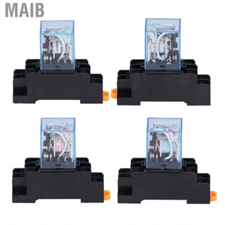 Maib 10A Electromagnetic Relays w/Indicator Light 8 Pins Power