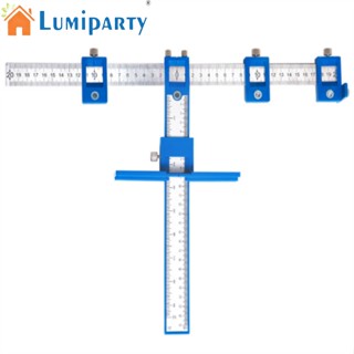 Lumiparty ไกด์ดอกสว่านเจาะประตูตู้เสื้อผ้า อเนกประสงค์ แบบพกพา สําหรับงานไม้