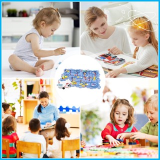 ของเล่นรถแข่งปริศนา Montessori สําหรับเด็กผู้ชาย