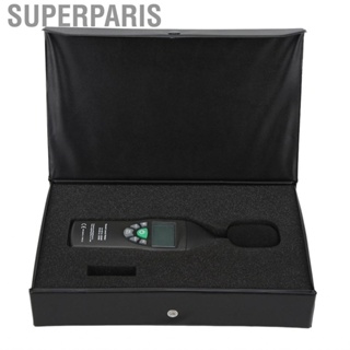 Superparis Decibel Meter High Resolution Accurate Reading Auto Sensing Backlight Small Portable  Level for School Home