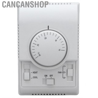 Cancanshop Central Air Conditioning Thermostat  Adjustable Conditioner for Fan Coil Supermarket Room