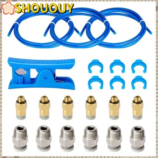 Shououy ชุดท่อโบเดน เส้นใยซิลิโคน 1.75 มม. สําหรับเครื่องพิมพ์ PC4-M6 PC4-M10 PTFE