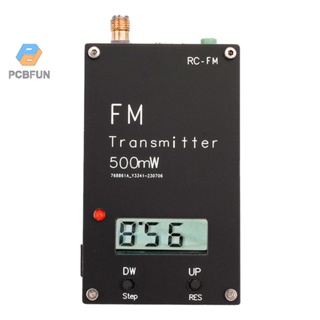 Pcbfun เครื่องส่งสัญญาณสเตอริโอ Fm 76-108mhz 2000m จอแสดงผล Lcd Usb Type C อินเตอร์เฟซ