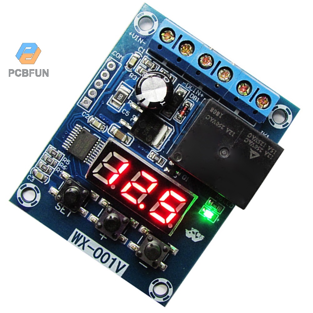 Pcbfun โมดูลสวิตช์รีเลย์ตรวจจับแรงดันไฟฟ้า ชาร์จ ป้องกันการชาร์จ