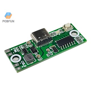 Pcbfun Qc2.0 บอร์ดทริกเกอร์ทริกเกอร์ชาร์จเร็ว 3.0 5 9 12v Type-c ปรับได้