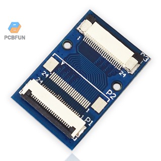 Pcbfun อะแดปเตอร์เชื่อมต่อสายเคเบิล Fpc 0.5 มม. 24pin