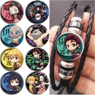 Mxbeauty สร้อยข้อมือแฮนด์เมด เครื่องประดับ ลายการ์ตูนอนิเมะ Demon Slayer Kamado Nezuko Kamado Tanjirou Kimetsu No Yaiba