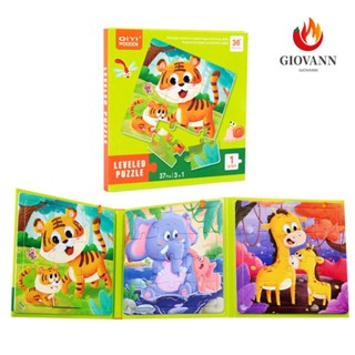 Giovanni หนังสือปริศนาแม่เหล็ก พับได้ การเรียนรู้ Montessori Ranch Ocean Paper ของเล่นเพื่อการศึกษา สําหรับเด็ก / เด็ก / เด็กวัยหัดเดิน