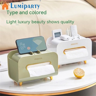 Lumiparty กล่องทิชชู่ อเนกประสงค์ สําหรับร้านอาหาร โรงแรม รถยนต์ สํานักงาน