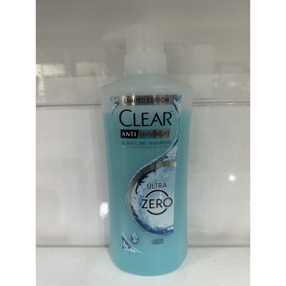 SuperSale63 เคลียร์ Clear 400 มล. หัวปั้ม ยาสระผม แชมพูสระผม แชมพูขจัดรังแค แชมพูเคลียร์อัลตร้าซีโร่