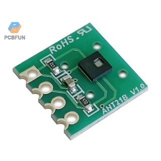 Pcbfun Aht21 โมดูลเซนเซอร์ตรวจจับอุณหภูมิ และความชื้น I2c