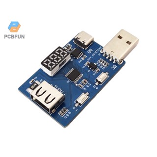 Pcbfun บอร์ดโมดูลทดสอบแรงดันไฟฟ้า Dc 3.6~20v Qc2.0 Qc3.0 Pd3.0