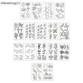 Unewking สติกเกอร์รอยสัก เรืองแสง สําหรับแต่งหน้า บาร์ไนท์คลับ