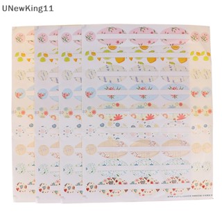 Unewking สติกเกอร์ฉลากเปล่า ทรงกลม สําหรับติดขวดเปล่า 4 แผ่น