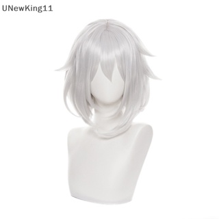 Unewking วิกผมคอสเพลย์ Genshin Impact Kanban Musume Paimon สีขาว 1 ชิ้น