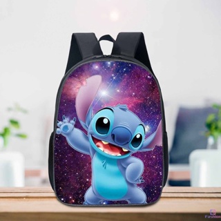 กระเป๋าเป้สะพายหลัง ลายการ์ตูน Stitch พร้อมกล่องดินสอ