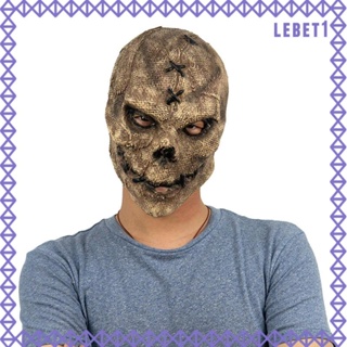 [Lebet] หน้ากากยาง รูปหัวกะโหลก แบบเต็มศีรษะ น่ากลัว สําหรับปาร์ตี้ฮาโลวีน