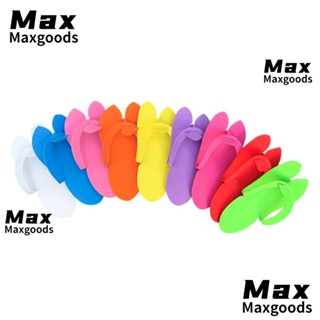 Maxg รองเท้าแตะโฟม EVA แบบใช้แล้วทิ้ง สุ่มสี สําหรับใช้ในบ้าน โรงแรม 12 คู่