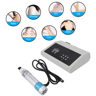 Watching You ED เครื่องนวดบำบัดด้วยคลื่นกระแทก Extracorporeal Shock Wave Treatment Massager 100‑240V สีน้ำเงินและสีเงิน